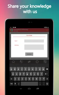 Journalism Dictionary android App screenshot 0