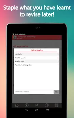 Journalism Dictionary android App screenshot 1
