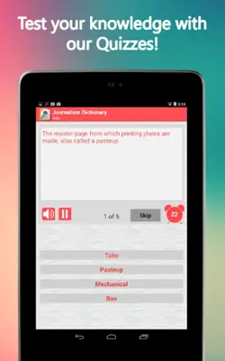 Journalism Dictionary android App screenshot 2