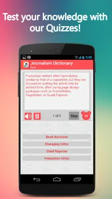 Journalism Dictionary android App screenshot 8